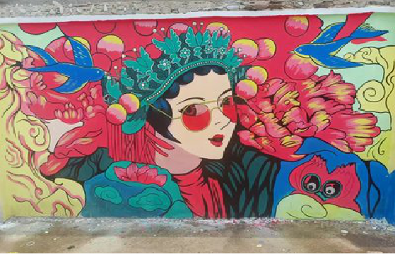 龙岩墙体彩绘-网红墙