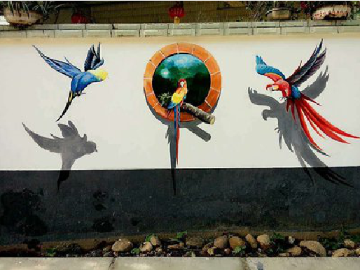 龙岩视觉错位-3D墙绘设计