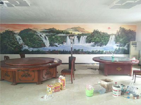 龙岩墙绘-写实风景