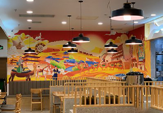 龙岩商业空间彩绘介绍。