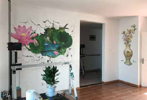 龙岩墙体彩绘相比墙纸的优势。