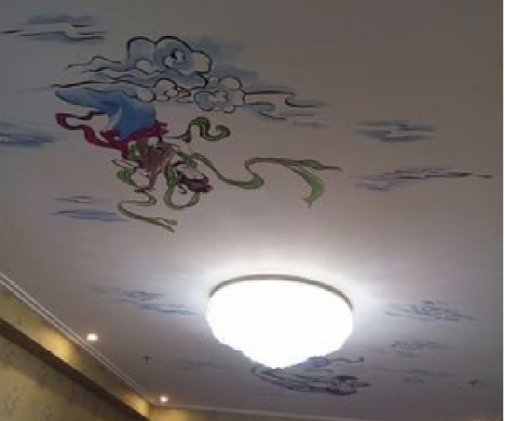 龙岩如何快速绘制天花板上的手绘墙？