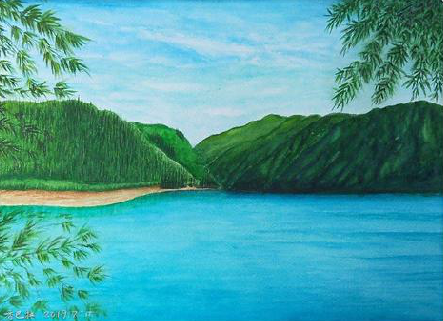 龙岩在墙绘中，如何绘画绿水青山？