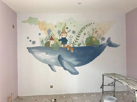 龙岩手绘墙的特点及优势。