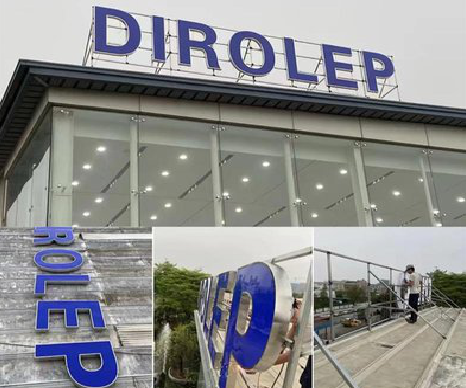 龙岩楼顶发光字安装的注意事项。